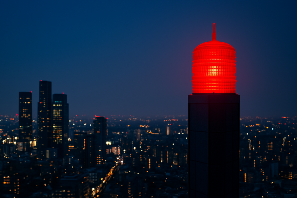 Aviation obstruction lights for buildings